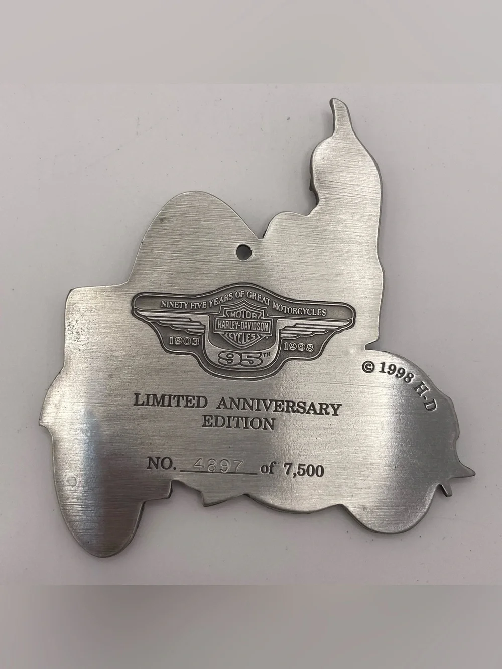 Harley Davidson 95th Anniversary 1998 Limited Edition Christmas Ornament  #4897
